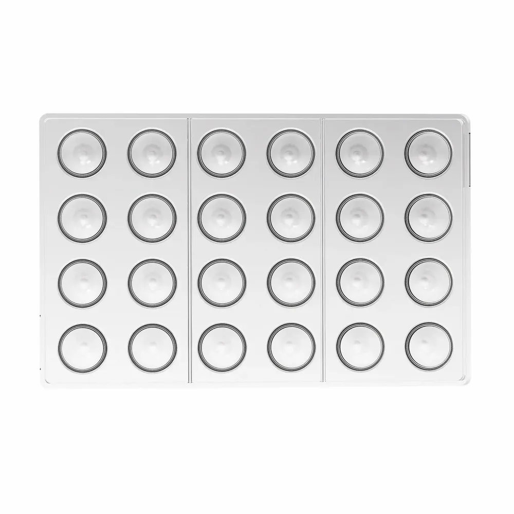 Kitchen utensils - KIT DOME 01 - CH030 TRITAN MOULD ø26 H 23 MM + ICH030 SILICONE MOULD N.24 ø18 - SILIKOMART S.R.L.