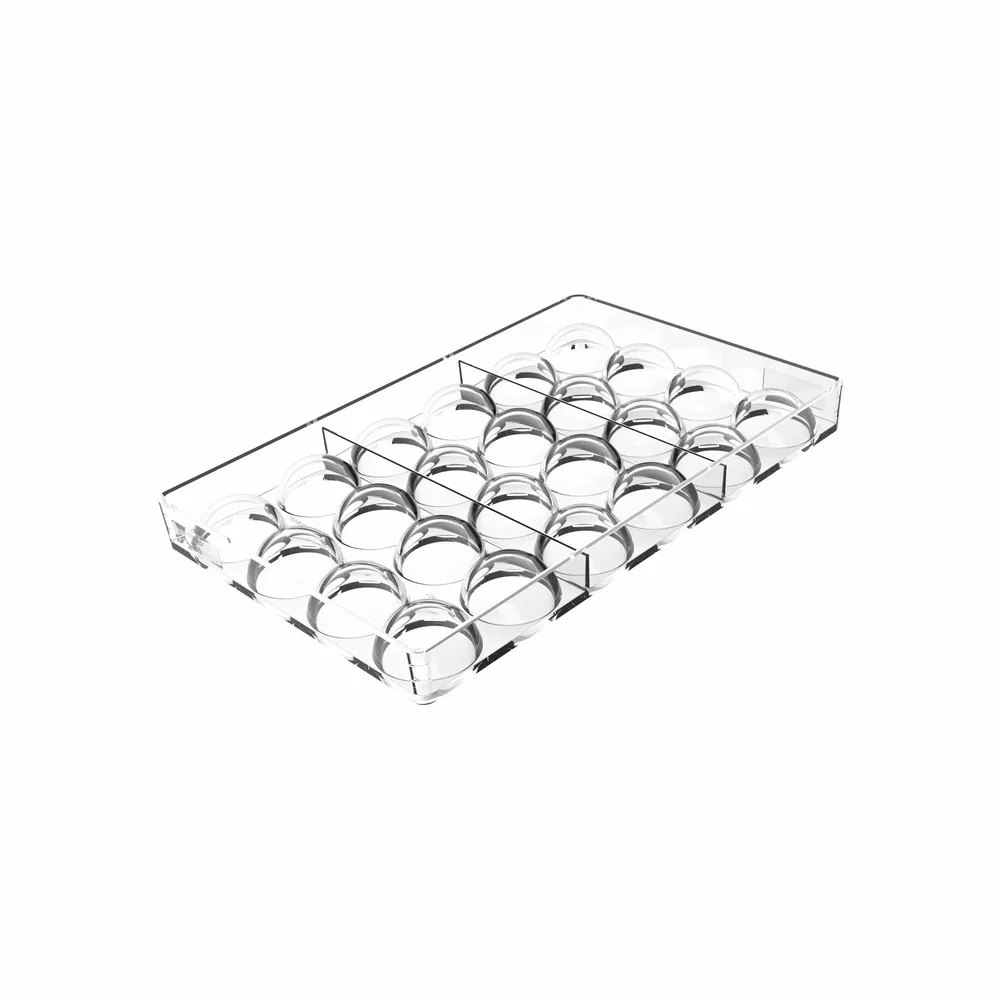 Ustensiles de cuisine - KIT SEMISFERA 02 - CH037 TRITAN MOULE N.24 ø35 H 18 MM + ICH037 MOULE EN SILICONE - SILIKOMART S.R.L.