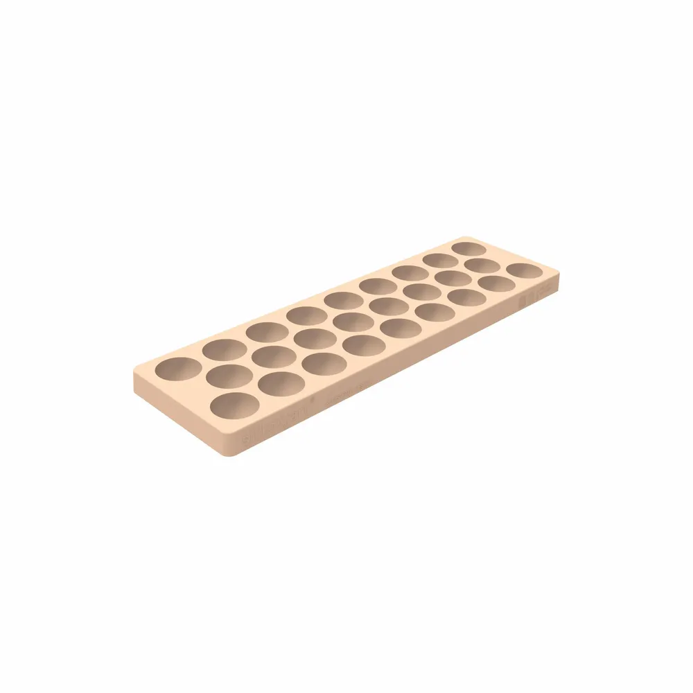 Ustensiles de cuisine - KIT SEMISFERA 02 - CH037 TRITAN MOULE N.24 ø35 H 18 MM + ICH037 MOULE EN SILICONE - SILIKOMART S.R.L.