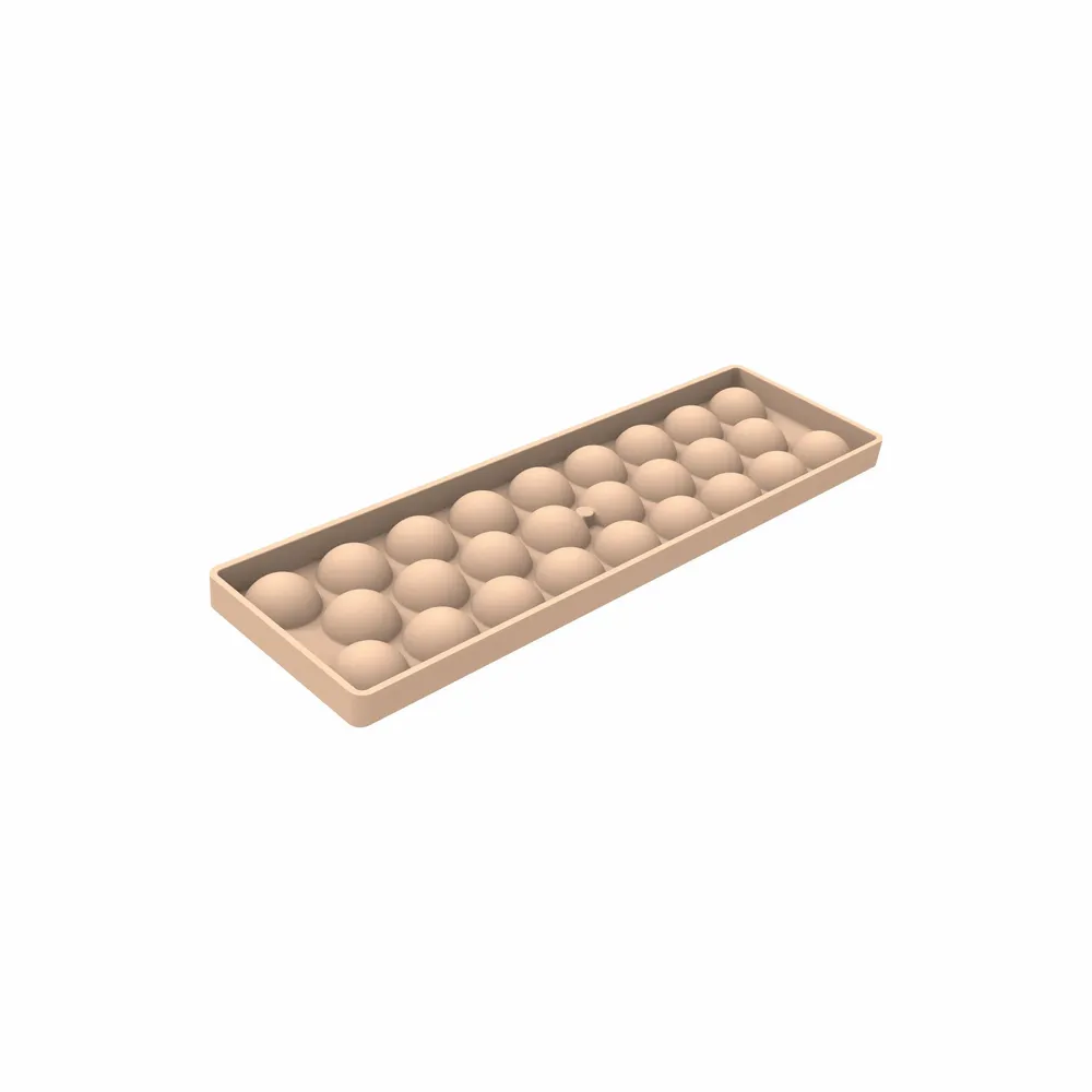 Ustensiles de cuisine - KIT SEMISFERA 02 - CH037 TRITAN MOULE N.24 ø35 H 18 MM + ICH037 MOULE EN SILICONE - SILIKOMART S.R.L.