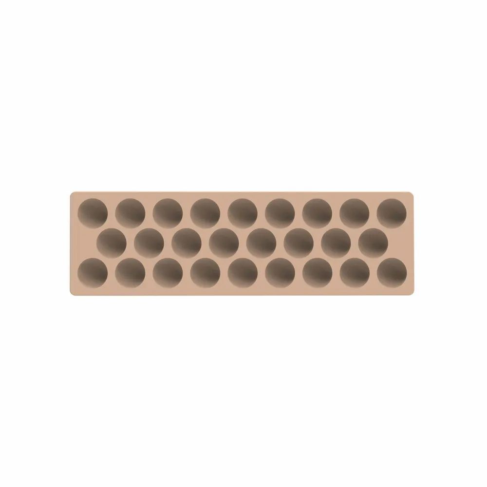 Ustensiles de cuisine - KIT SEMISFERA 02 - CH037 TRITAN MOULE N.24 ø35 H 18 MM + ICH037 MOULE EN SILICONE - SILIKOMART S.R.L.