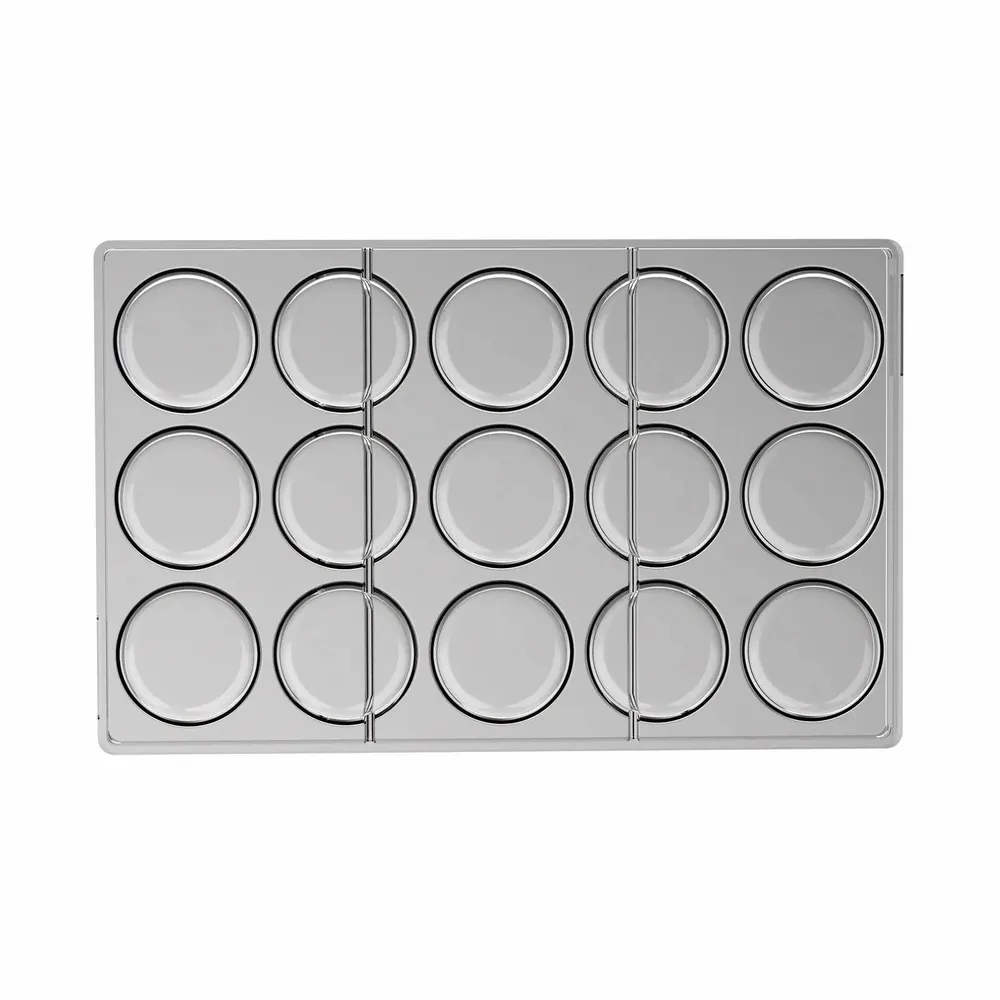 Ustensiles de cuisine - KIT BONBON ICE - CH050 TRITAN MOULE N.15 ø44 H 6 MM + SF440 MOULE EN SILICONE N.15 - SILIKOMART S.R.L.