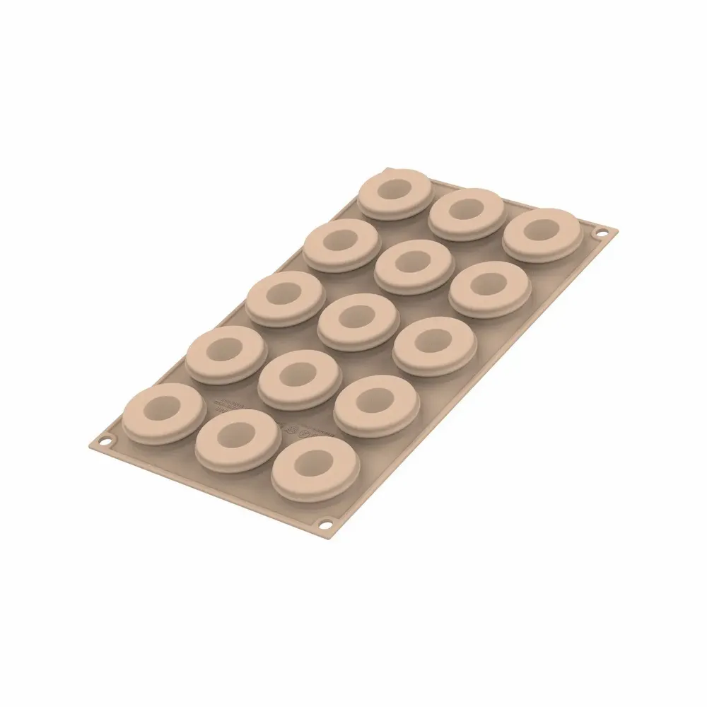 Ustensiles de cuisine - KIT BONBON ICE - CH050 TRITAN MOULE N.15 ø44 H 6 MM + SF440 MOULE EN SILICONE N.15 - SILIKOMART S.R.L.