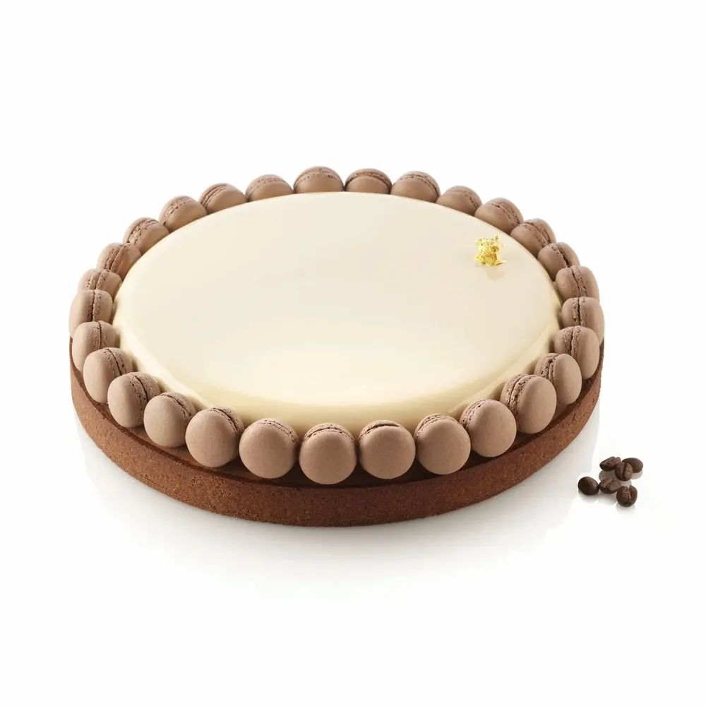Kitchen utensils - KIT TARTE RING ROUND ø250 MM - SET SILICONE MOULD ø205 MM + RING - SILIKOMART S.R.L.