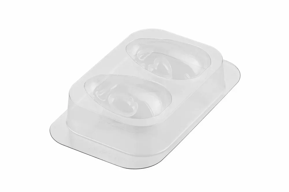Kitchen utensils - SMILING EGGS - KIT 2 THERMOFORMED MOULDS FOR CHOCOLATE 82X77 H 107 MM - SILIKOMART S.R.L.