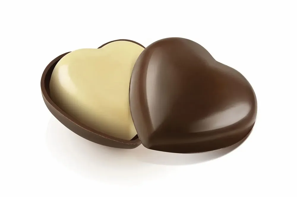 Kitchen utensils - SECRET LOVE - KIT 2 THERMOFORMED MOULDS FOR CHOCOLATE 123X115H44MM + 93X99H36MM - SILIKOMART S.R.L.