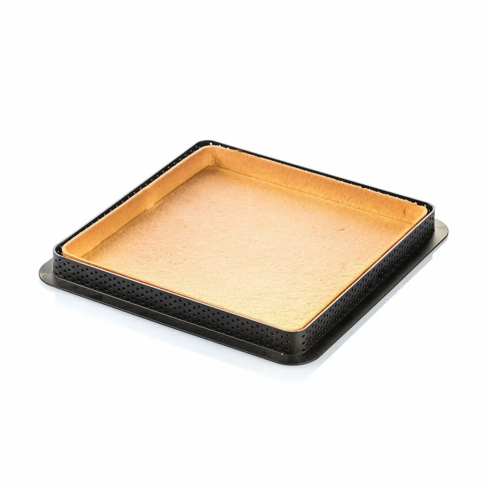 Kitchen utensils - KIT TARTE RING SQUARE 200x200 MM - SET SILICONE MOULD 170X170 MM+ RING - SILIKOMART S.R.L.