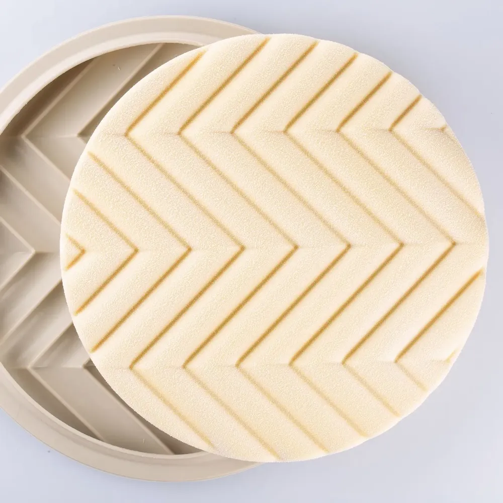Kitchen utensils - KIT TARTE GRAFIQUE - SET RING + SILICONE DECORATIVE MAT ø250 MM - SILIKOMART S.R.L.