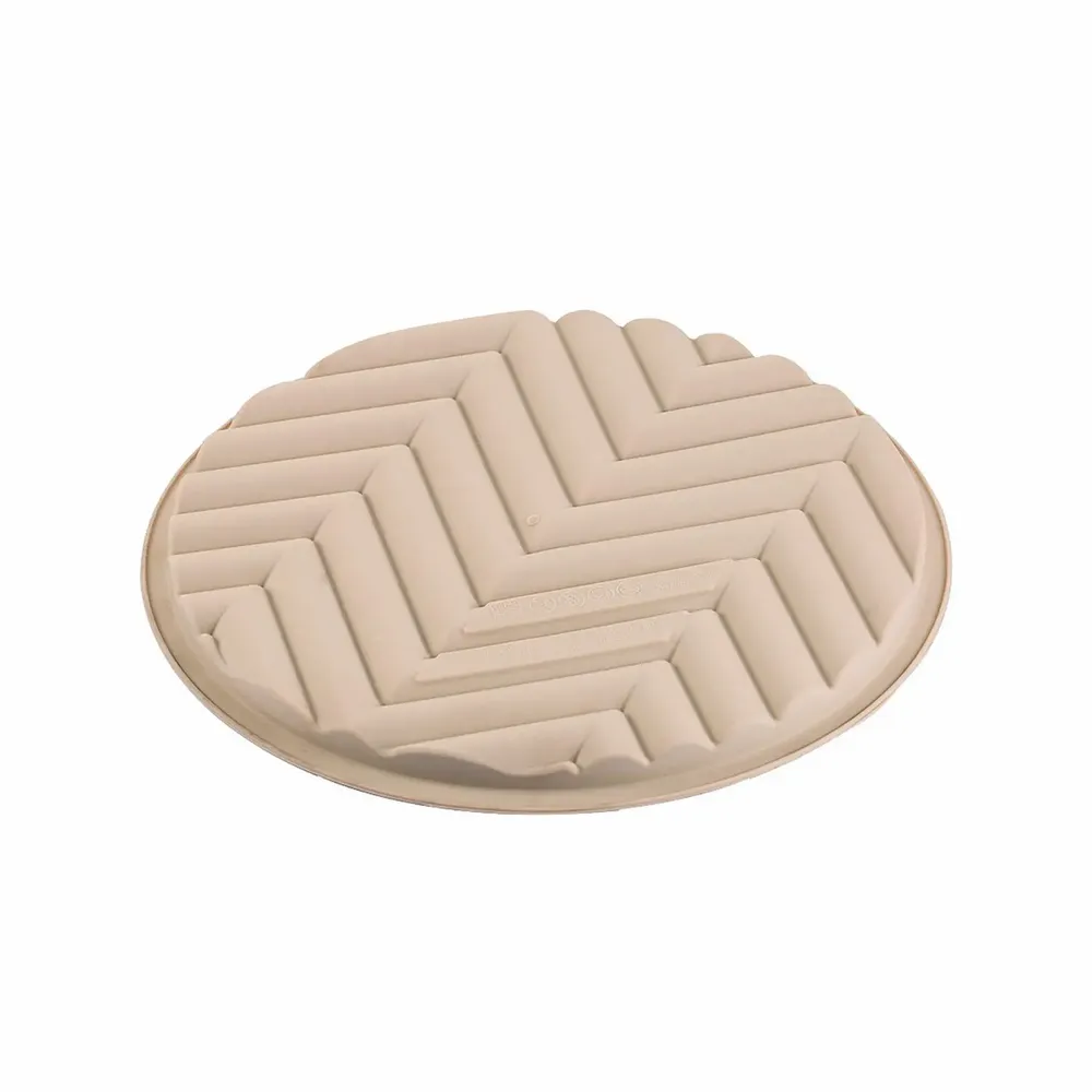 Kitchen utensils - KIT TARTE GRAFIQUE - SET RING + SILICONE DECORATIVE MAT ø250 MM - SILIKOMART S.R.L.