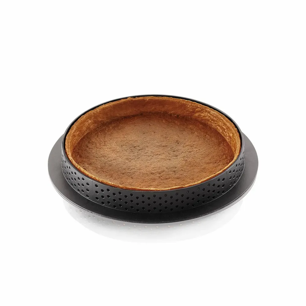 Kitchen utensils - KIT MINI TWIST TARTE - SILICONE MOULD + 6 RINGS ø80 MM - SILIKOMART S.R.L.