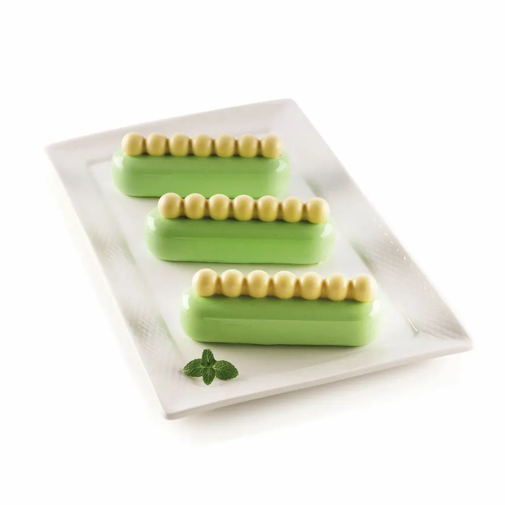 Kitchen utensils - KIT CHIC ECLAIR - SET 2 SILICONE MOULD 130X38 H 40 MM - SILIKOMART S.R.L.