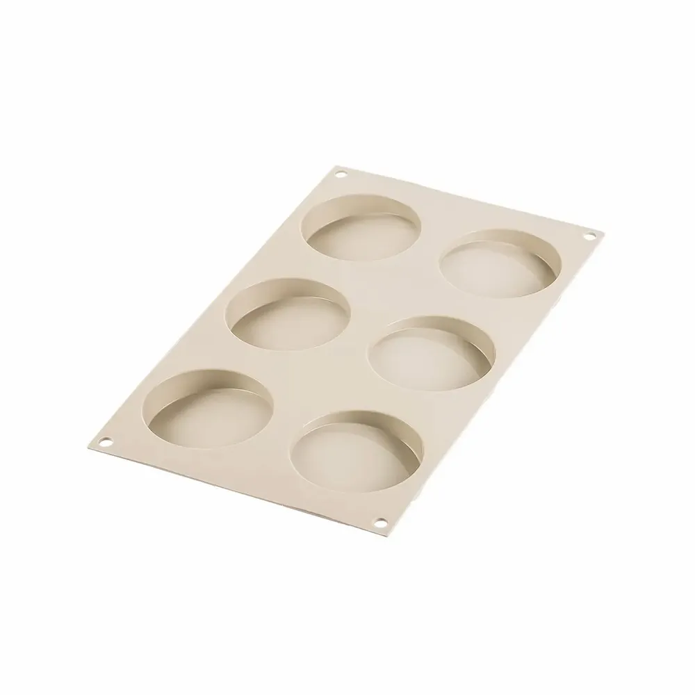 Kitchen utensils - KIT MINI TARTE GLAM - SILICONE MOULD + 6 RINGS ø80 MM - SILIKOMART S.R.L.