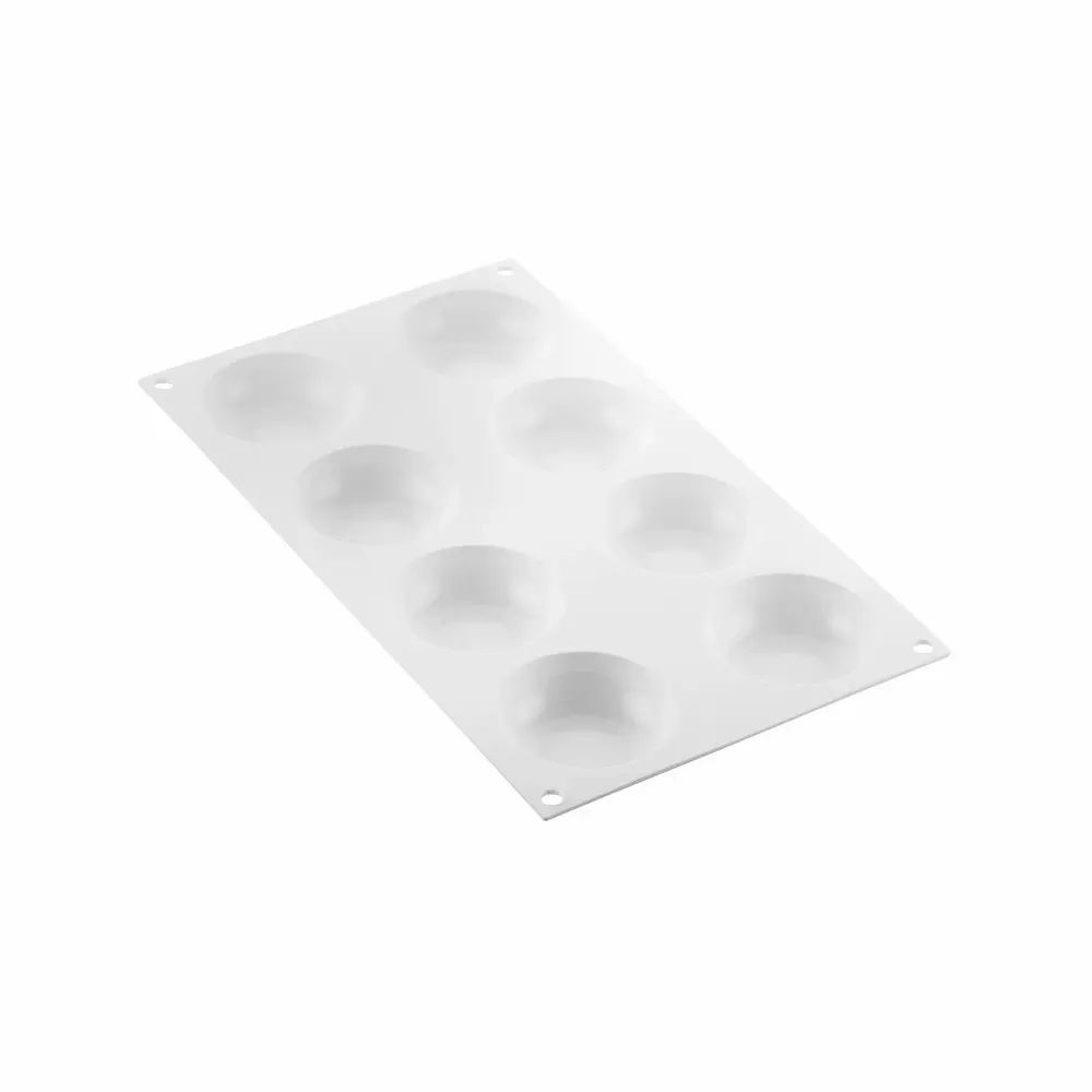 Kitchen utensils - KIT TARTE RING PALET ø70 MM - SET SILICONE MOULD ø64 MM + 8 RINGS - SILIKOMART S.R.L.