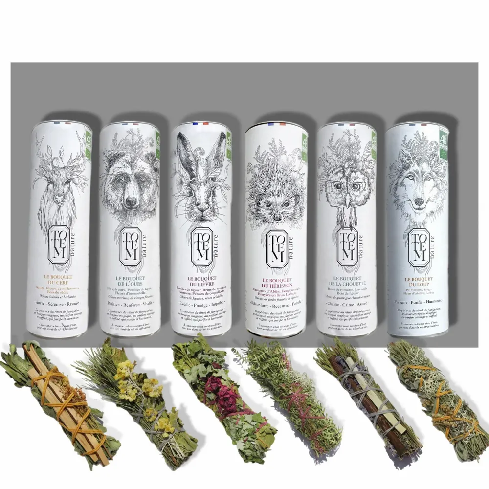 Diffuseurs de parfums - Collection des 6 grands bouquets de fumigation - TOTEM NATURE