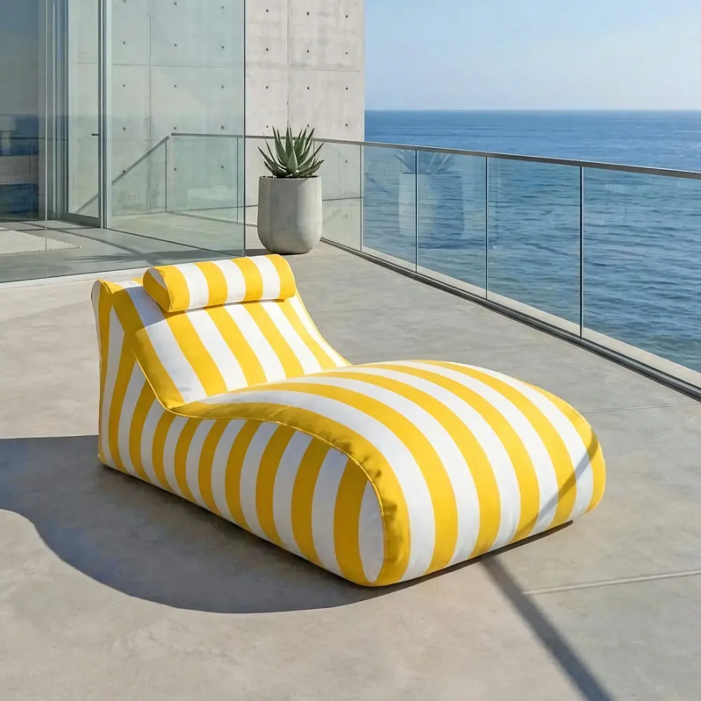 Transats - Chaise longue CHILLERO jaune - CONTURE