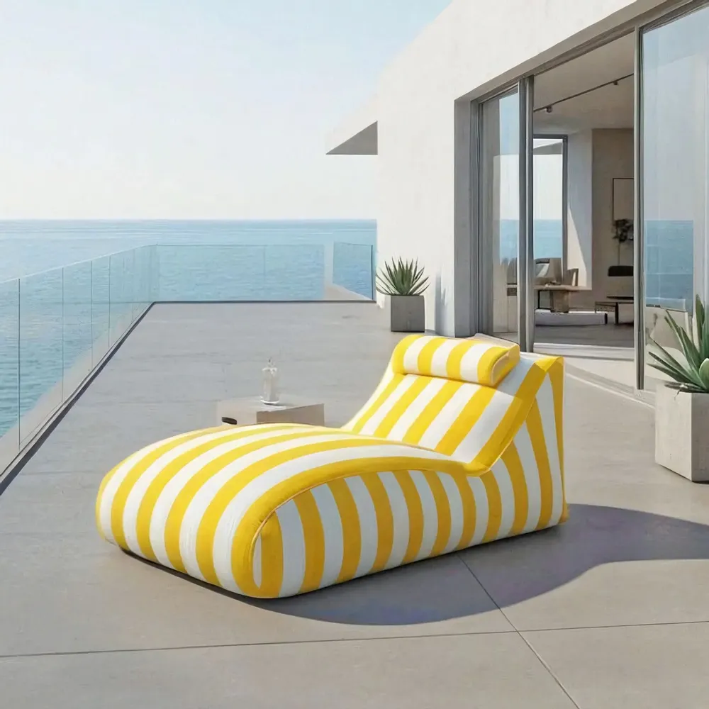 Transats - Chaise longue CHILLERO jaune - CONTURE