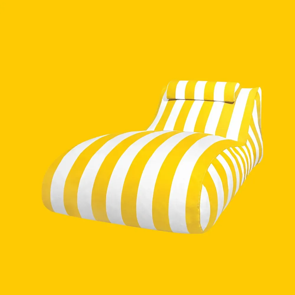 Transats - Chaise longue CHILLERO jaune - CONTURE