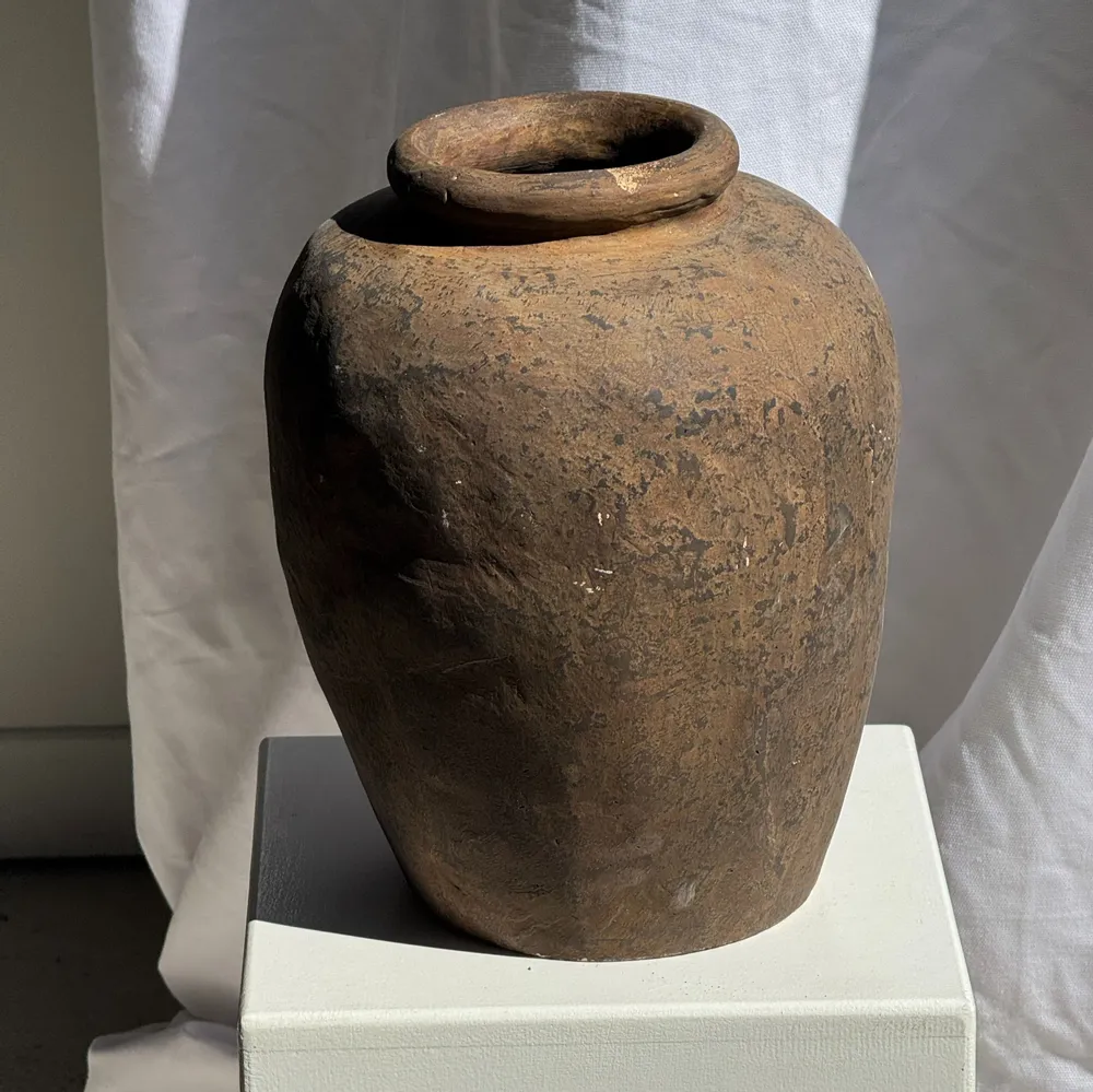 Vases - Borneo beige terracotta vase H35 D23 - OFFICE OBJETS