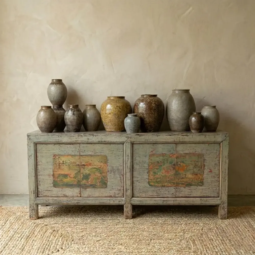Buffets - Bahut ancien et unique laqué - PAGODA INTERNATIONAL