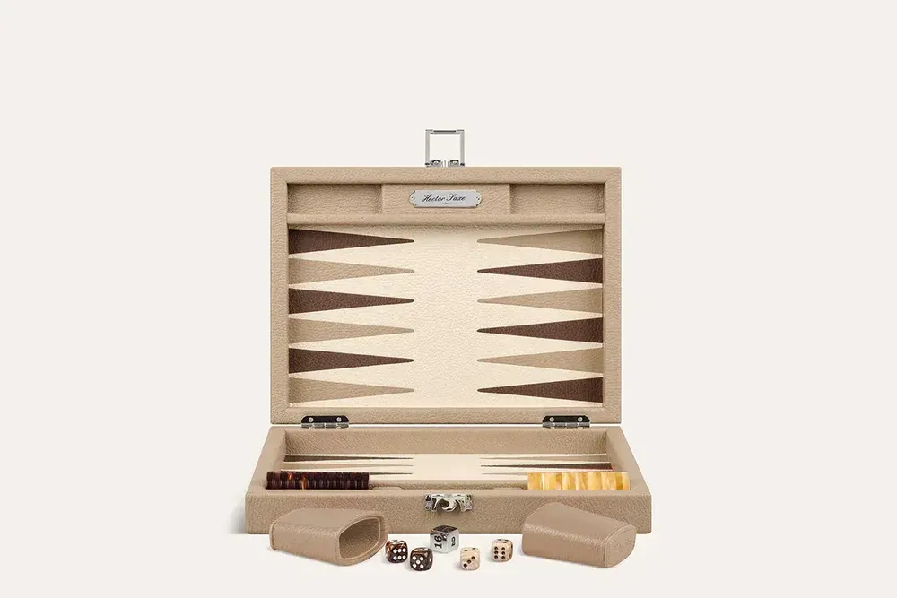 Pièces uniques - Backgammon Small Grainé - HECTOR SAXE PARIS DEPUIS 1978