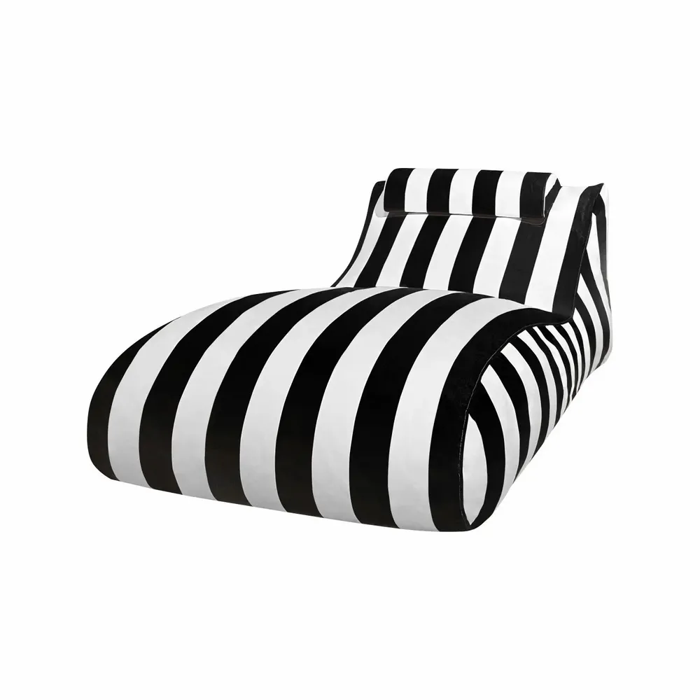 Transats - Chaise longue Chillero noire - CONTURE