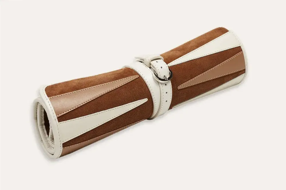 Objets de décoration - Backgammon de voyage - Cuir lisse - HECTOR SAXE PARIS DEPUIS 1978