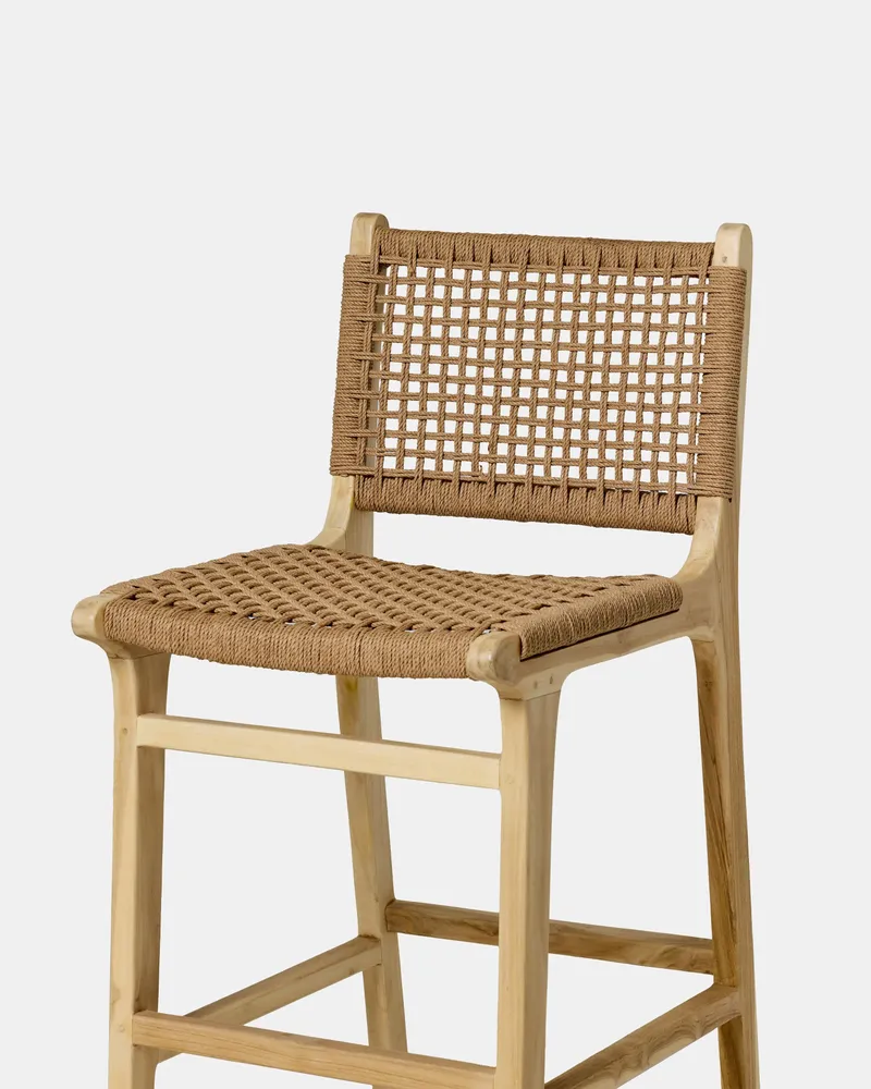 Tabourets - Punta - teck blanchi - DESIGN TRIP
