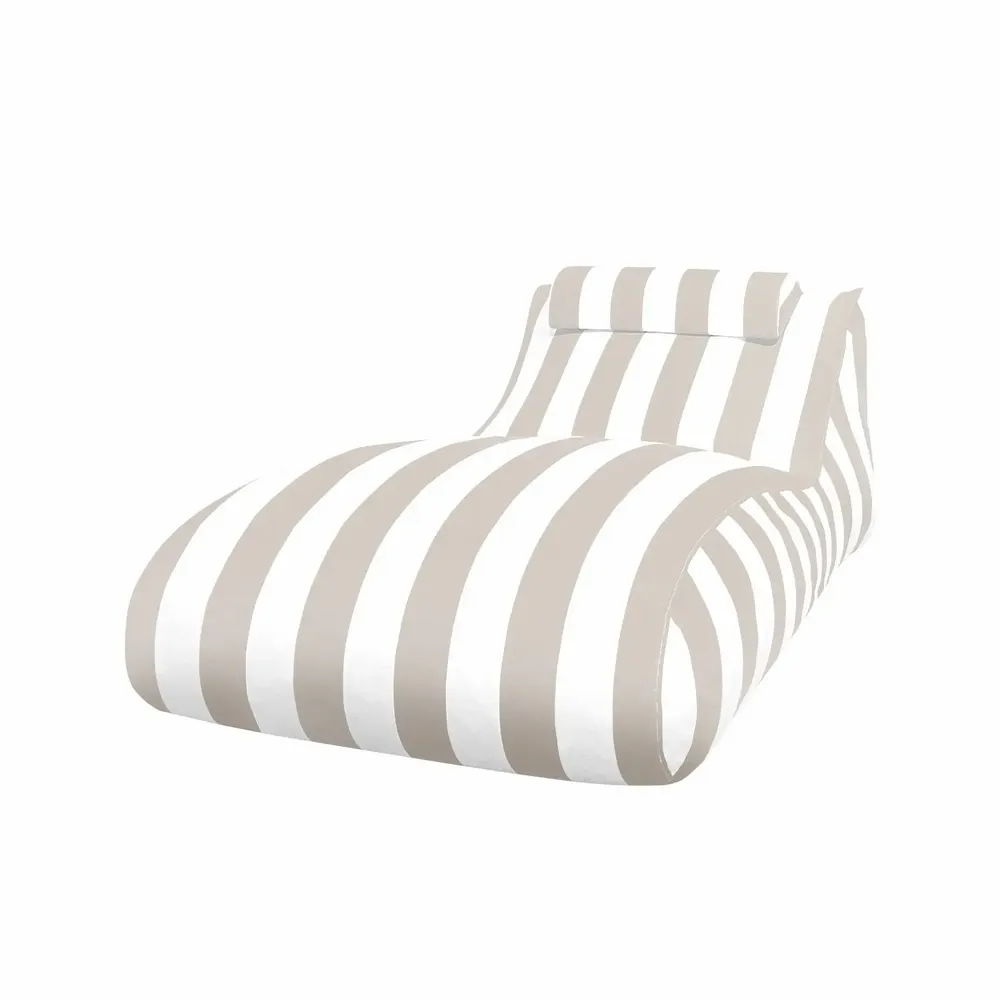 Transats - Chaise longue Chillero beige - CONTURE
