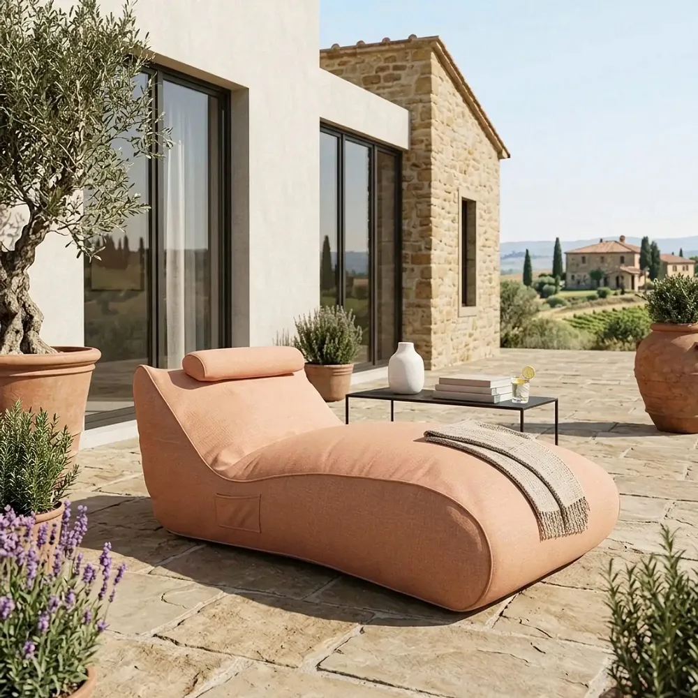 Transats - Chaise longue Chillero Orange - CONTURE