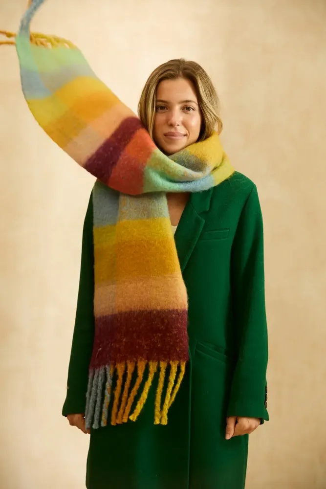 Foulards et écharpes - Scarf Oslo Brown - CALMA HOUSE