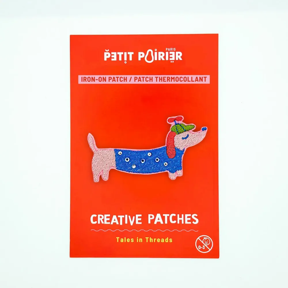 Cadeaux - Patch Teckel Perlé – La touche chic et décalée - PETIT POIRIER