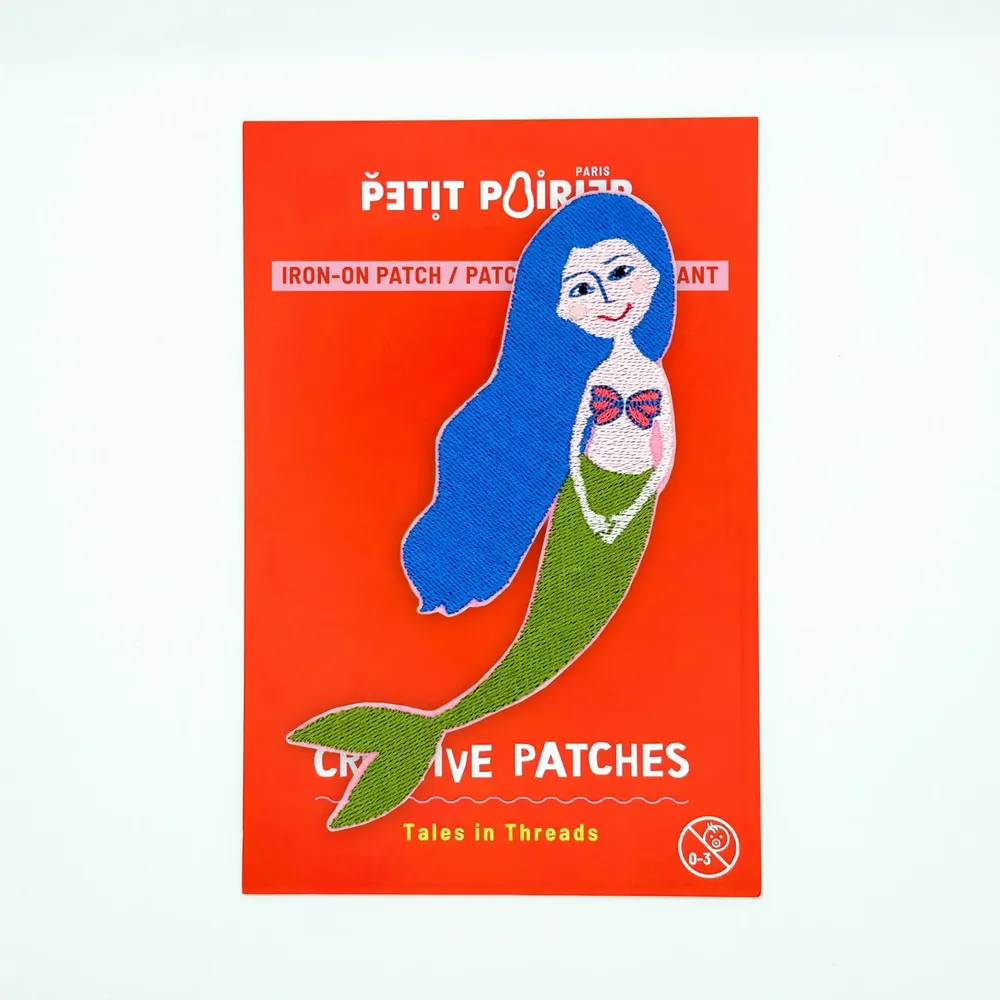 Objets de décoration - Patch « Sirène » – Un secret venu de la mer - PETIT POIRIER