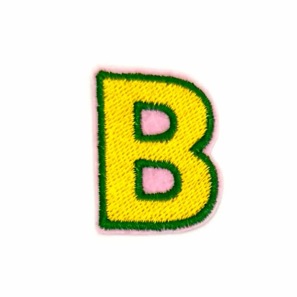 Cadeaux - B - Alphabet brodé, thermocollant - à l'unité - PETIT POIRIER
