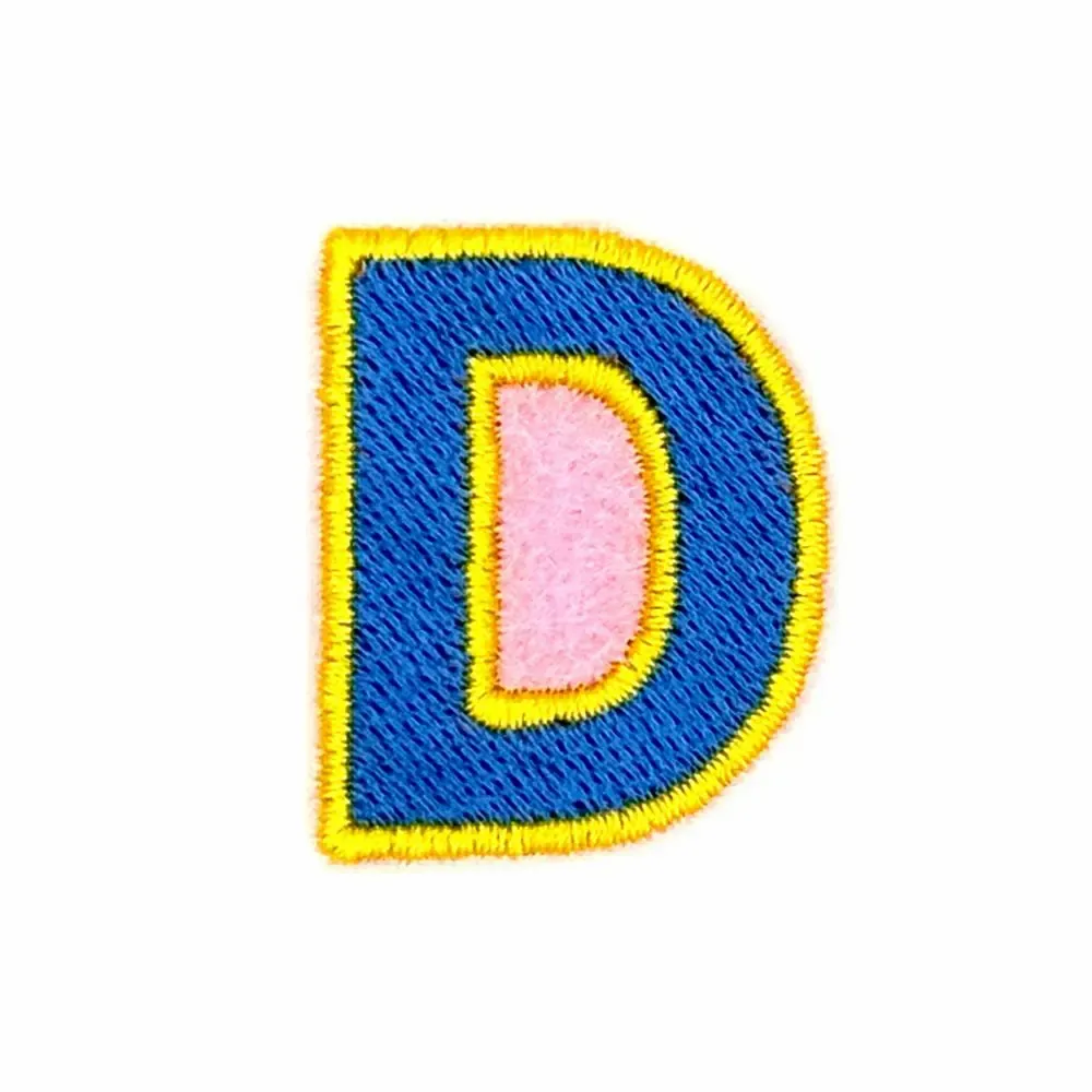 Objets de décoration - D - Alphabet brodé, thermocollant - à l'unité - PETIT POIRIER