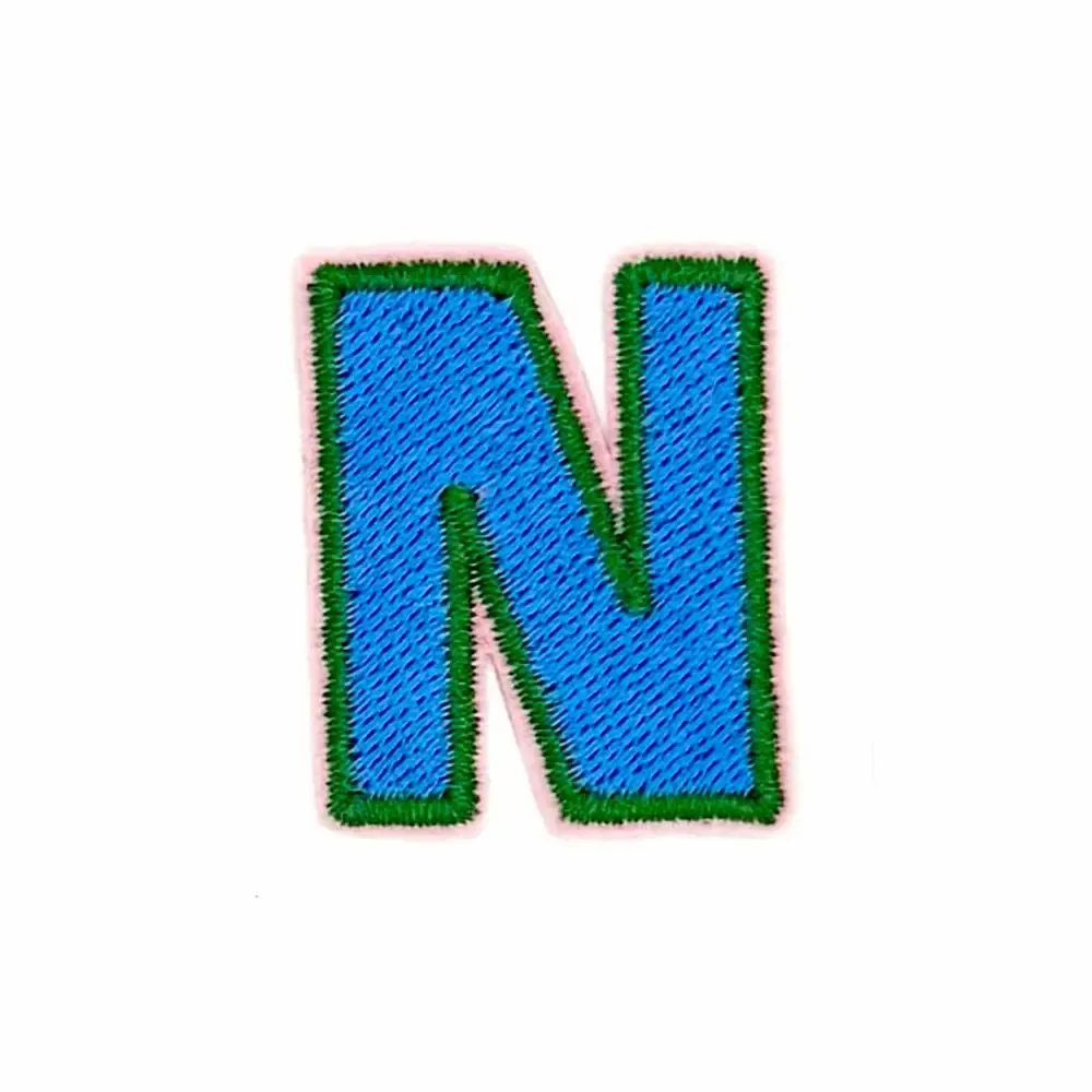 Objets de décoration - N - Alphabet brodé, thermocollant - à l'unité - PETIT POIRIER