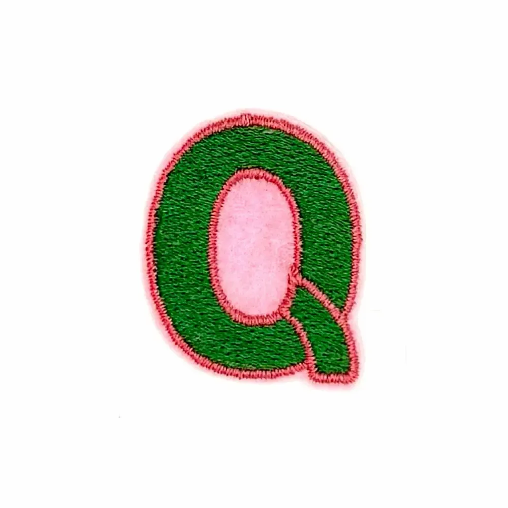 Cadeaux - Q - Alphabet brodé, thermocollant - à l'unité - PETIT POIRIER