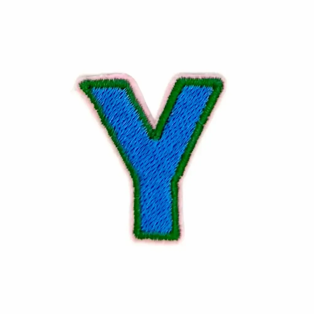 Objets personnalisables - Y - Alphabet brodé, thermocollant - à l'unité - PETIT POIRIER