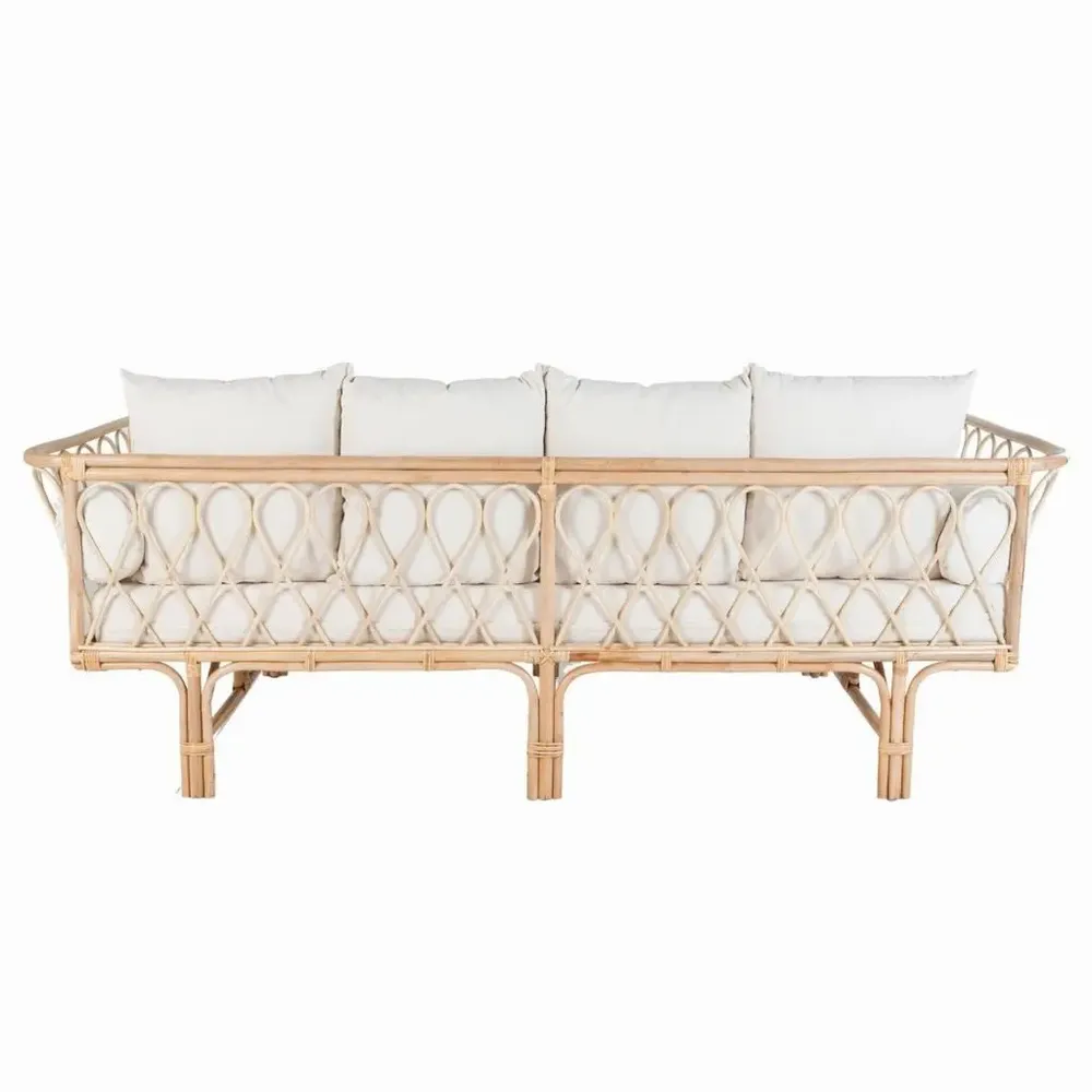 Sofas - TAHITI – Rattan bench with cushions - HYDILE
