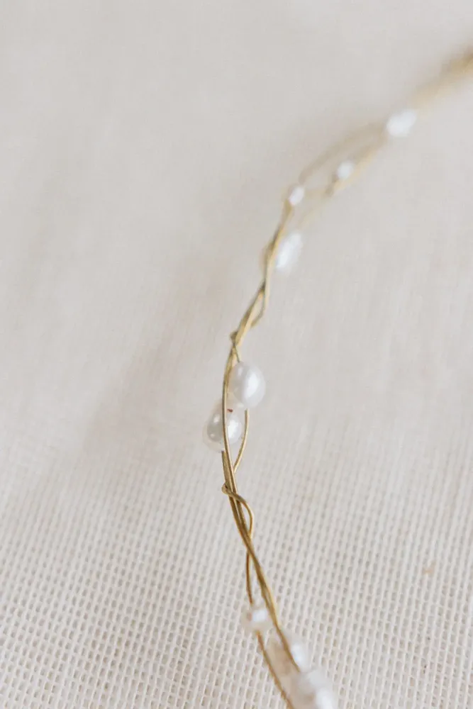 Accessoires cheveux - Diadème de perles - CÂPÂ JEWELRY