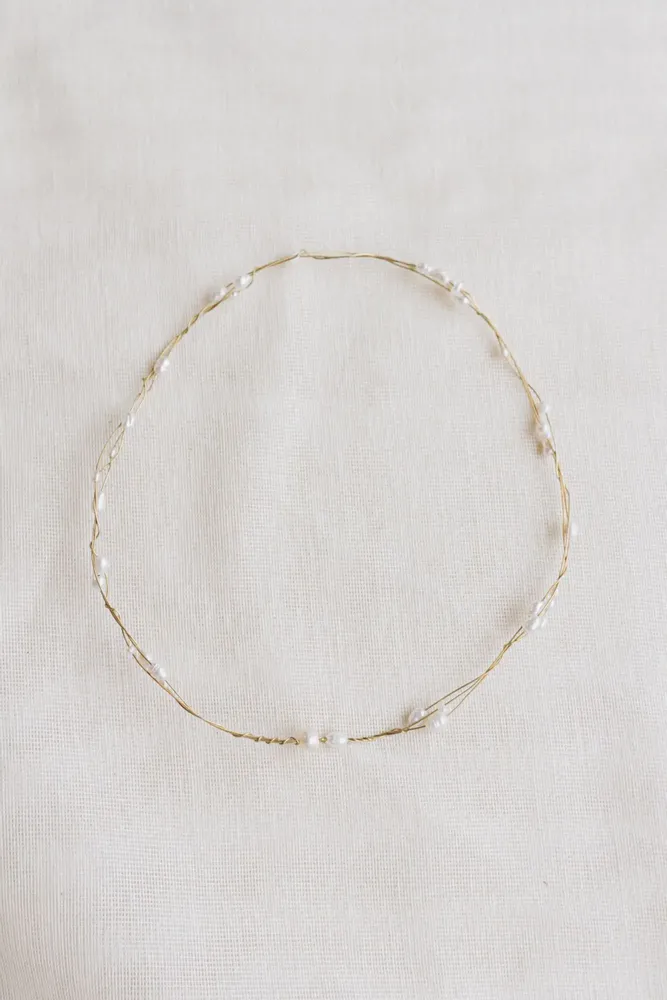 Accessoires cheveux - Diadème de perles - CÂPÂ JEWELRY