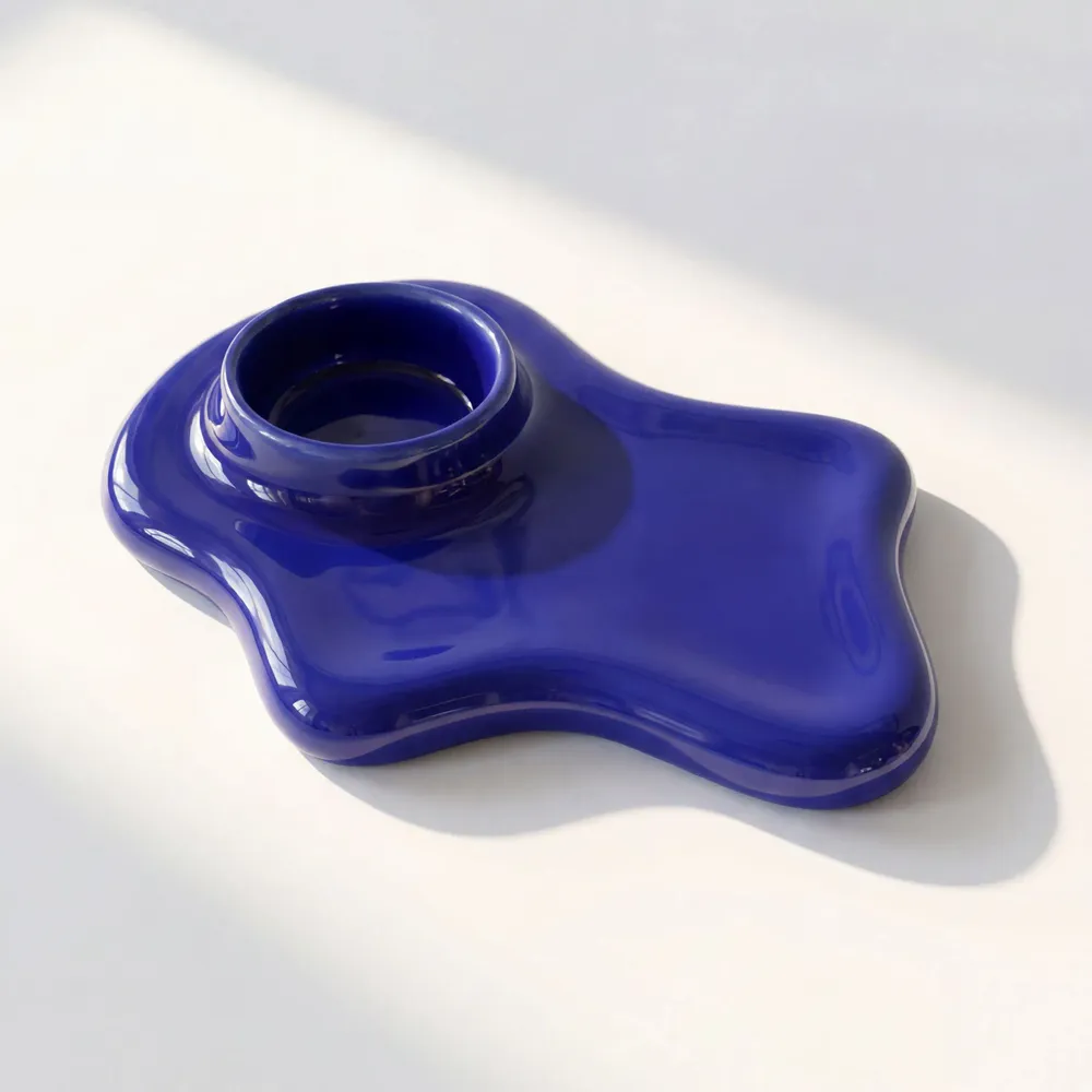 Bougies - ALCHEMY Photophore – Bleu Cobalt - BIBAH