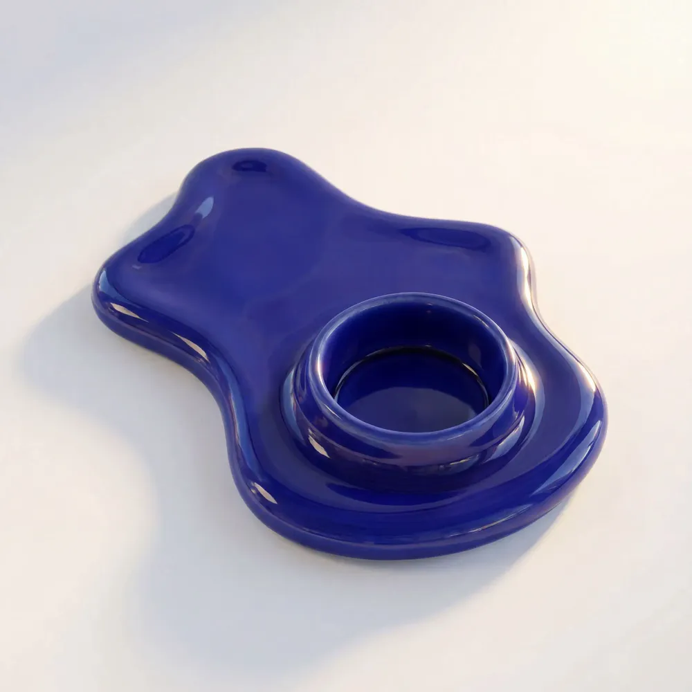 Bougies - ALCHEMY Photophore – Bleu Cobalt - BIBAH