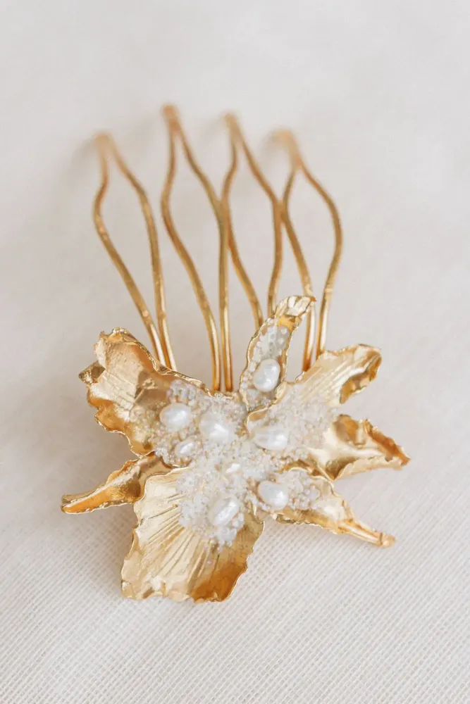 Accessoires cheveux - Peigne Cattleya - CÂPÂ JEWELRY