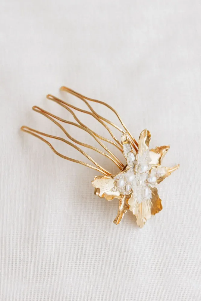 Accessoires cheveux - Peigne Cattleya - CÂPÂ JEWELRY