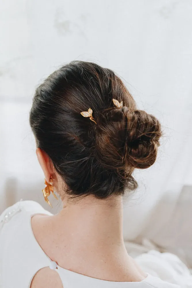 Accessoires cheveux - Peigne Feuilles peintes - CÂPÂ JEWELRY