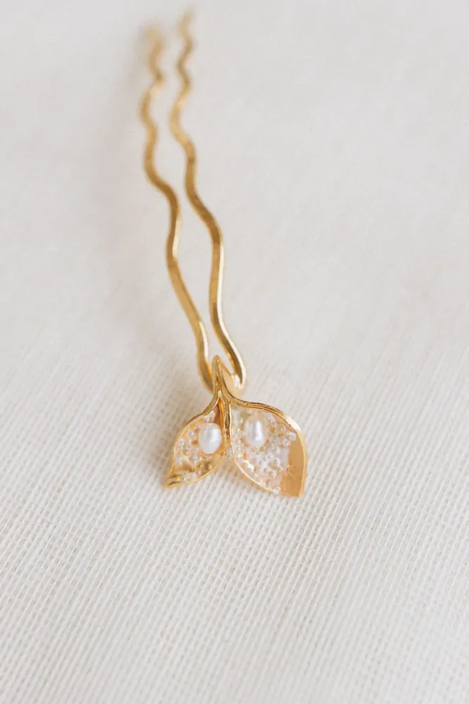 Accessoires cheveux - Peigne Feuilles peintes - CÂPÂ JEWELRY