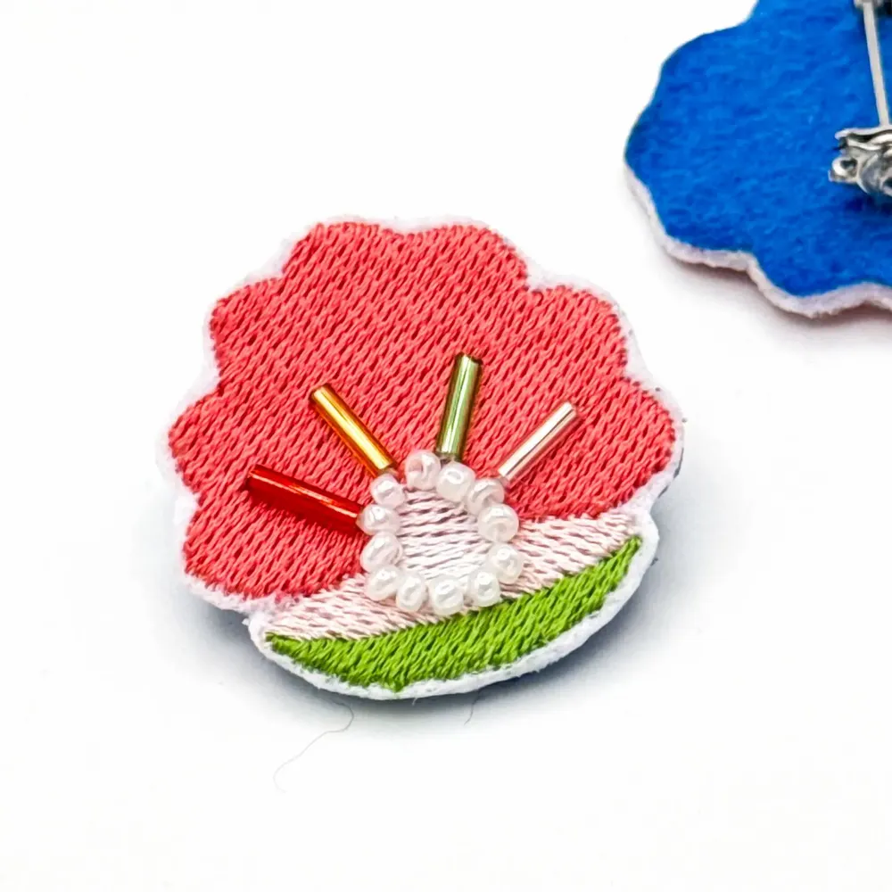 Accessoires enfants - Broche « Coquillage perlé » – Un trésor venu de la mer - PETIT POIRIER
