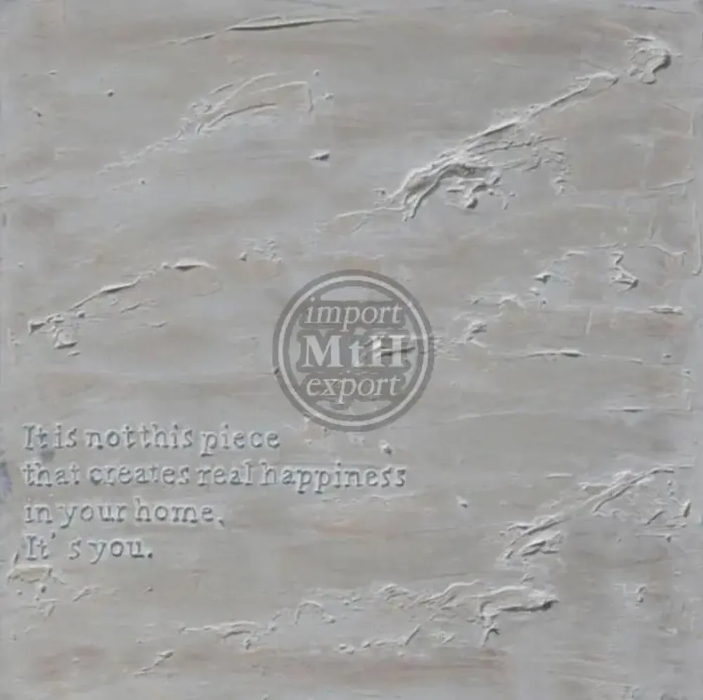 Tableaux - tekst116-100x100cm - TER HALLE