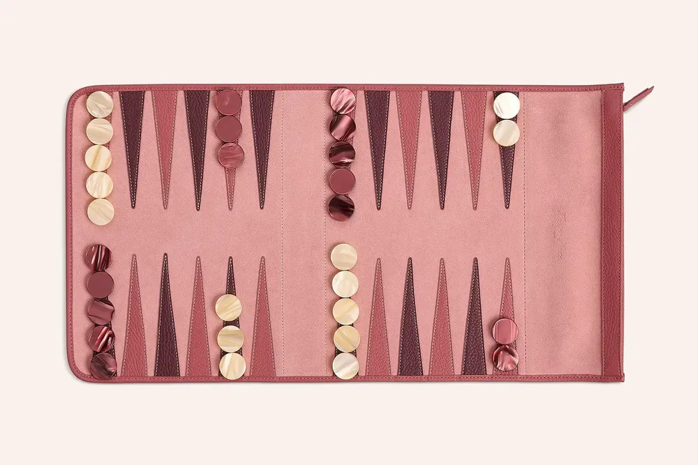 Decorative objects - Backgammon de voyage - Grainé - HECTOR SAXE PARIS DEPUIS 1978
