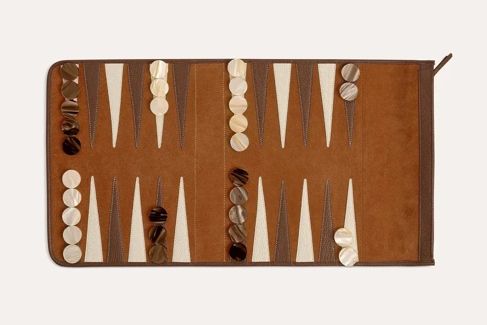 Decorative objects - Backgammon de voyage - Grainé - HECTOR SAXE PARIS DEPUIS 1978